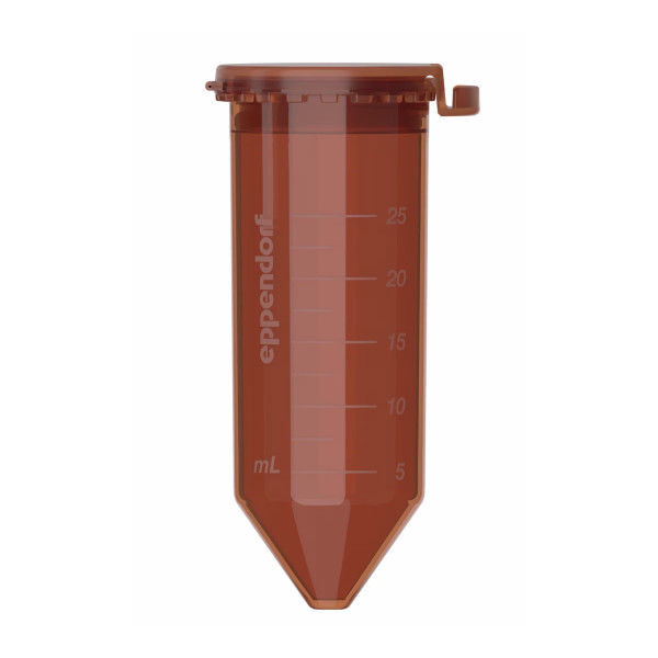Probówki Eppendorf Conical Tubes® - 25 ml - z pokrywką SnapTec™ - k-0733 - probowki-wirowkowe-eppendorf - z-pokrywka-snaptec - bursztynowe - 25-ml - sterylny - 0030-118-430 - 6-x-25-szt - 150-szt