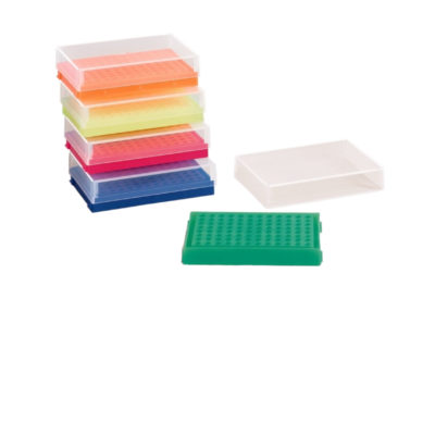 Pudełka plastikowe na probówki PCR o poj. 0,2-0,6 ml