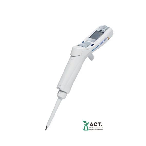 Pipety elektroniczne Eppendorf Xplorer® plus, jednokanałowe, regulowana pojemność - k-7201 - pipeta-xplorer-plus - 05-10-%c2%b5l - szary - 4861-000-708