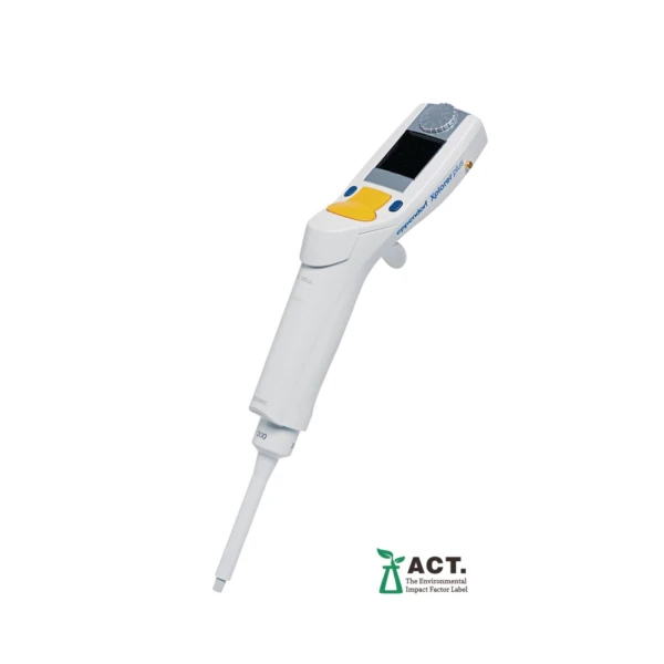 Pipety elektroniczne Eppendorf Xplorer® plus, jednokanałowe, regulowana pojemność - k-7205 - pipeta-xplorer-plus - 15-300-%c2%b5l - pomaranczowy - 4861-000-724