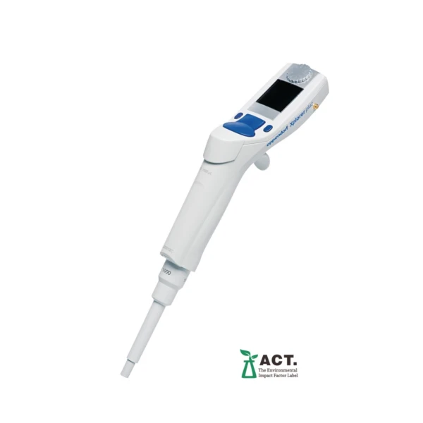 Pipety elektroniczne Eppendorf Xplorer® plus, jednokanałowe, regulowana pojemność - k-7206 - pipeta-xplorer-plus - 50-1000-%c2%b5l - niebieski - 4861-000-732