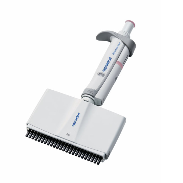 Pipety 16- i 24-kanałowe Eppendorf Research® plus - k-5591 - pipeta-research-plus-24-kanalowa - 1-20-%c2%b5l - jasnorozowy - 3125-000-087