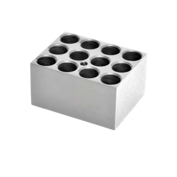 Wkład aluminiowy na probówki 12 otworów 17-18 mm