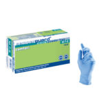 Rękawice nitrylowe Semperguard® Nitrile Comfort - bezpudrowe - b-3844 - rekawice-nitrylowe-semperguard-nitrile-comfort-jednorazowe - niebieskie - l - 100-szt