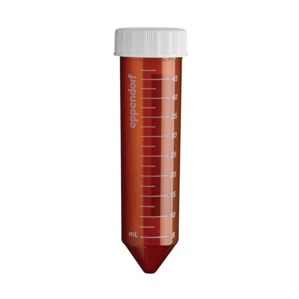 Probówki wirówkowe Eppendorf Conical Tubes - poj. 15 i 50 ml - k-7582 - probowki-wirowkowe-eppendorf - 50-ml - bursztynowy - pcr-clean-i-sterylne - 8-x-25-szt - 200-szt - 0030-122-224