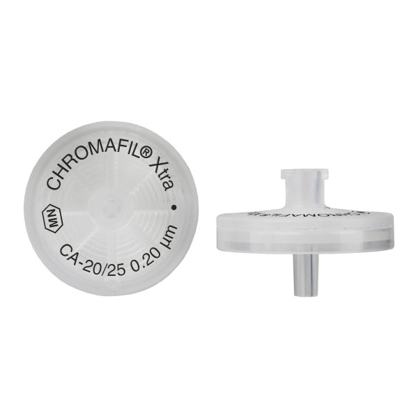 Filtry strzykawkowe Chromafil - membrana CA - m-3117 - filtry-strzykawkowe-chromafil-xtra - ca-20-25 - 020-%ce%bcm - 25-mm - bezbarwny - niesterylny - 100-szt