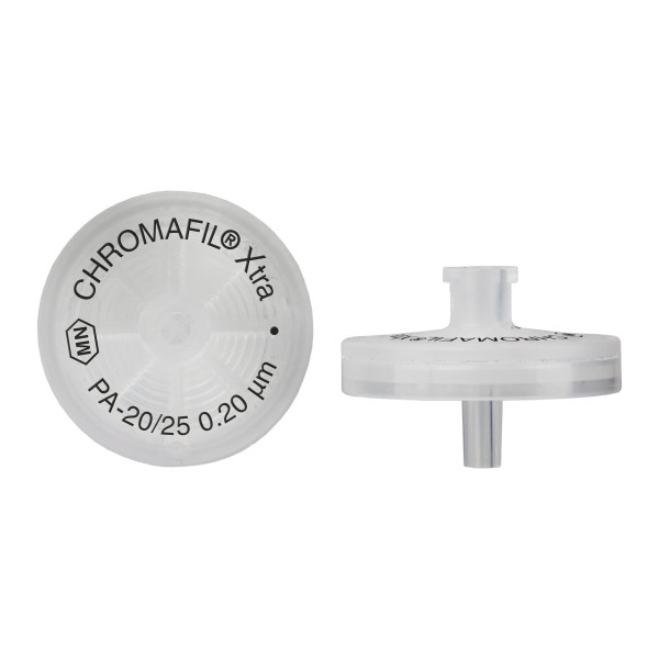 Filtry strzykawkowe Chromafil - membrana PA - m-3188 - filtry-strzykawkowe-chromafil-xtra - pa-20-25 - 020-%ce%bcm - 25-mm - bezbarwny - niesterylny - 400-szt