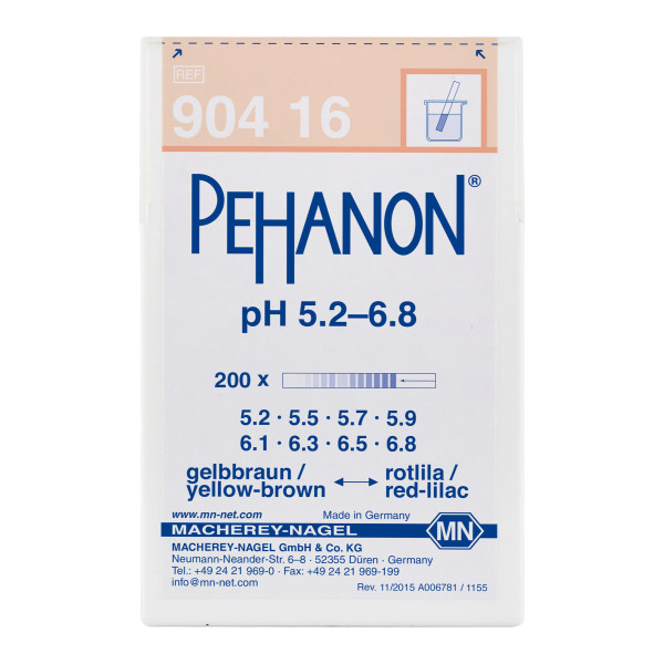 Papierki wskaźnikowe Pehanon - m-3327 - papierki-wskaznikowe-pehanon - ph-52-68 - 02-03-ph - 200-szt