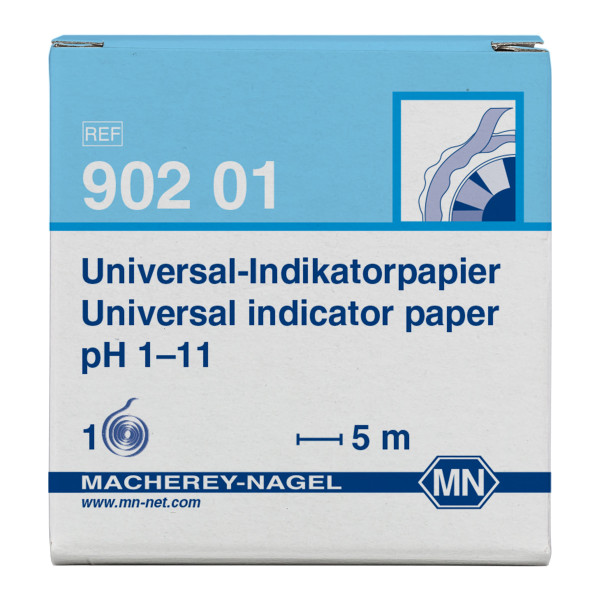 Uniwersalne papierki wskaźnikowe w rolce
