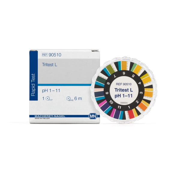 Papierki wskaźnikowe Tritest - m-3401 - papierki-wskaznikowe-tritest - ph-1-11 - 1-ph - rolka - 14-mm - 6-m