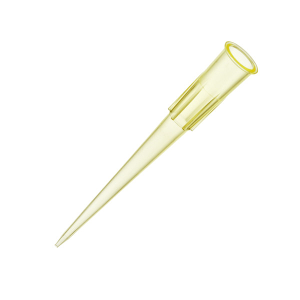 Końcówki do pipet Qualitix® w statywach - sterylne - n-0836 - koncowki-do-pipet-qualitix - regularne - 01-200-%c2%b5l - zolte - 496-mm - sterylny - 3290-0200rs - statyw - 10-x-96-szt