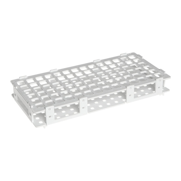 Statywy Plastibrand z PP na mikroprobówki - k-6111 - statyw-plastibrand-z-pp-na-mikroprobowki - 11-mm - 8-x-16 - 128-miejsc - bialy