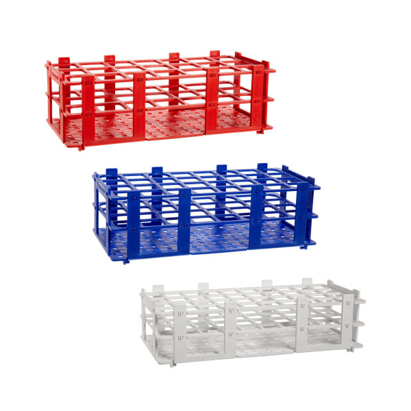 Statywy Plastibrand z PP na probówki o śr. 13-30 mm