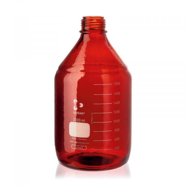 Butelki laboratoryjne Duran® protect - oranżowe - o poj. 25 ml - 10 l