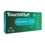 Rękawice nitrylowe TouchNTuff® - pudrowane - b-3835 - rekawice-nitrylowe-touchntuff-jednorazowe-pudrowane - xl - zielone - 100-szt