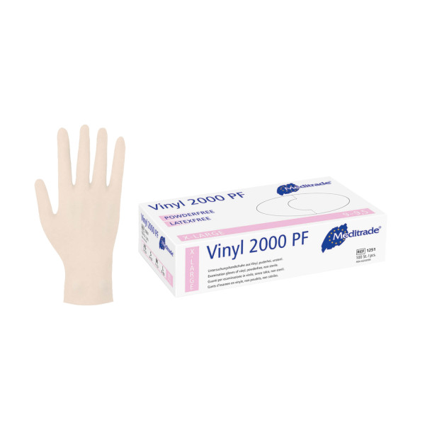 Rękawice winylowe - 1251xl - rekawice-winylowe-vinyl-2000-pf - bezpudrowe - xl - przezroczyste-2 - 100-szt