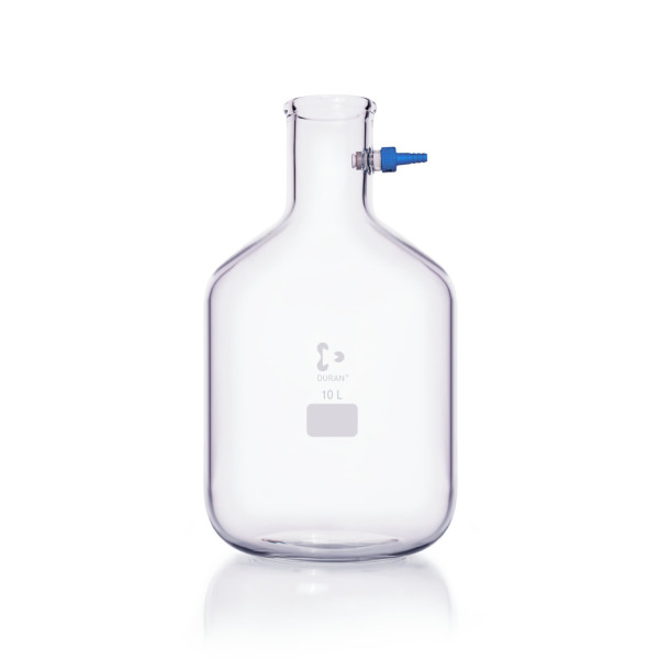 Kolby filtracyjne z króćcem typu Keck™ - cylindryczne - g-2763 - kolba-filtracyjna - cylindryczna - z-kroccem-typu-keck - 10000-ml - 70-mm - 240-mm - 420-mm