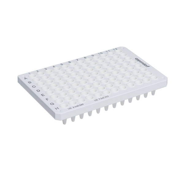Płytki do PCR twin.tec® real-time - k-9087 - plytki-twin-tec-real-time - 96-dolkow - semi-skirted - standardowy - 250-%c2%b5l - biale - pcr-clean - 0030-132-548 - worek - 25-szt