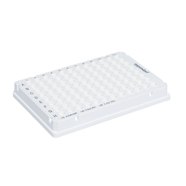 Płytki do PCR twin.tec® real-time - k-9082 - plytki-twin-tec-real-time - 96-dolkow - skirted - standardowy - 150-%c2%b5l - biale - pcr-clean - 0030-132-513 - worek - 25-szt