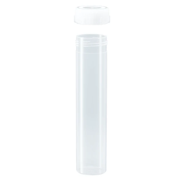 Probówki płaskodenne - z zakrętką - poj. 5 ml - 120 ml - j-0340 - probowki-plaskodenne-z-pp - 60-ml - 285-x-126-mm - bezbarwna - niesterylny - worek - 250-szt - 60-596