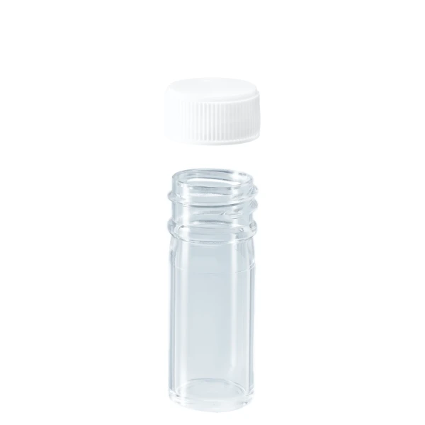 Probówki płaskodenne z PC - z zakrętką z PP - poj. 7 ml - 30 ml - j-0347 - probowki-plaskodenne-z-pc - 7-ml - 20-x-47-mm - biala - niesterylny - worek - 500-szt - 71-9923-610