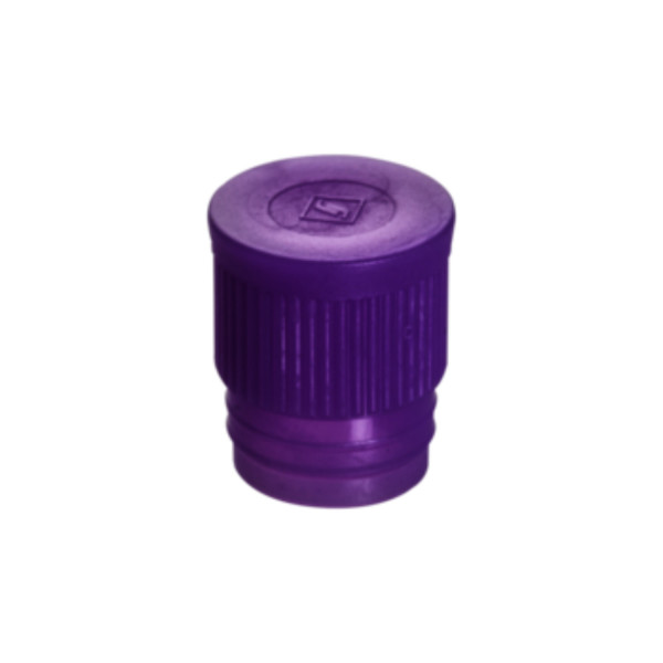Korki wciskane z LDPE - do probówek o śr. 15,5 mm - 17 mm - j-0479 - korki-wciskane-z-ldpe - wysokie - fioletowy - sr-155-16-165-168-17-mm - 65-793-520 - 1000-szt