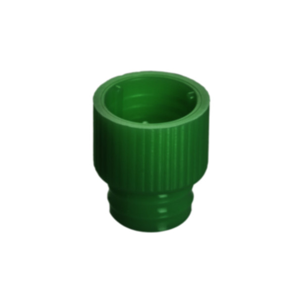 Korki wciskane z LDPE - do probówek o śr. 11,5-12 mm - j-0448 - korki-wciskane-z-ldpe - wysokie - zielony - sr-115-12-mm - 65-809-502 - 1000-szt
