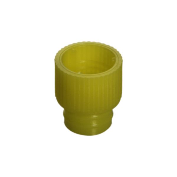 Korki wciskane z LDPE - do probówek o śr. 11,5-12 mm - j-0447 - korki-wciskane-z-ldpe - wysokie - zolty - sr-115-12-mm - 65-809-501 - 1000-szt