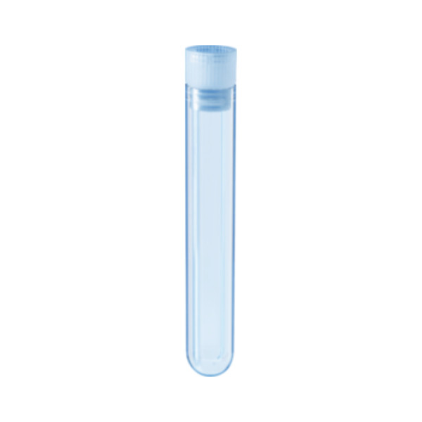 Probówki okrągłodenne - z korkiem typu push-cap - poj. 3,5 ml - 13 ml - j-0152 - probowki-okraglodenne-z-ps - 5-ml - 13-x-75-mm - bezbarwny - sterylny - worek - 100-szt - 55-475-001