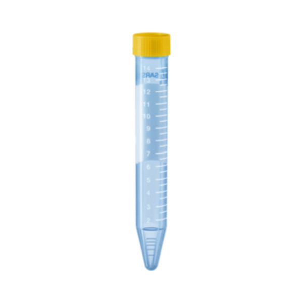 Probówki wirówkowe typu Falcon z PS - poj. 15 ml - j-0309 - probowki-typu-falcon-z-ps-ze-skala-i-polem-opisowym - 15-ml - 17-x-120-mm - zolty - sterylny - pak-ind - 100-szt - 62-553-020