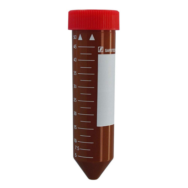 Probówki wirówkowe typu Falcon z PP - poj. 50 ml - brązowe