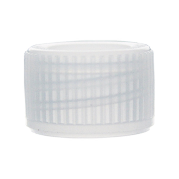 Zakrętki z HDPE - do probówek o śr. 11,5-16,5 mm - j-0410 - zakretki-z-hdpe - bezbarwne - sr-115-12-mm - 65-1121 - 1000-szt