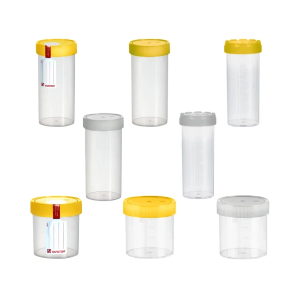 Pojemniki z PP na próbki - z zakrętką z HDPE - poj. 120-500 ml