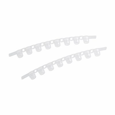 Zatyczki w paskach Masterclear® Cap Strip do probówek do PCR - 8-stanowiskowe