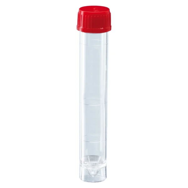 Probówki TC do hodowli - j-4571 - probowki-z-ps-do-hodowli-komorkowej-samostojace - stozkowodenne - 10-ml - 16-x-97-mm - czerwony - sterylny - 5-szt - 83-9923-929
