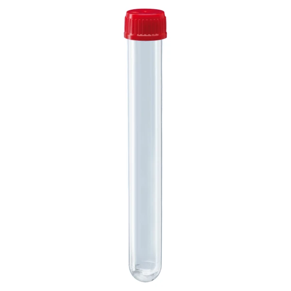 Probówki TC do hodowli - j-4573 - probowki-z-ps-do-hodowli-komorkowej - okraglodenne - 15-ml - 16-x-125-mm - czerwony - sterylny - 5-szt - 83-9923-945