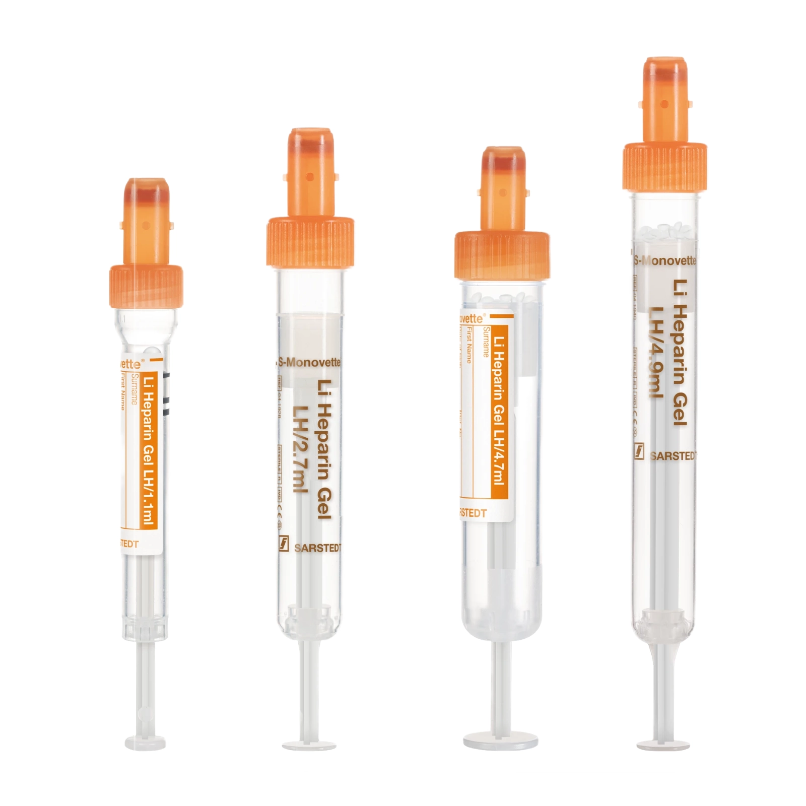 J-5611-0 Probówko-strzykawki S-Monovette Li-Heparin Gel J-5611-0 Probówko-strzykawki S-Monovette Li-Heparin Gel