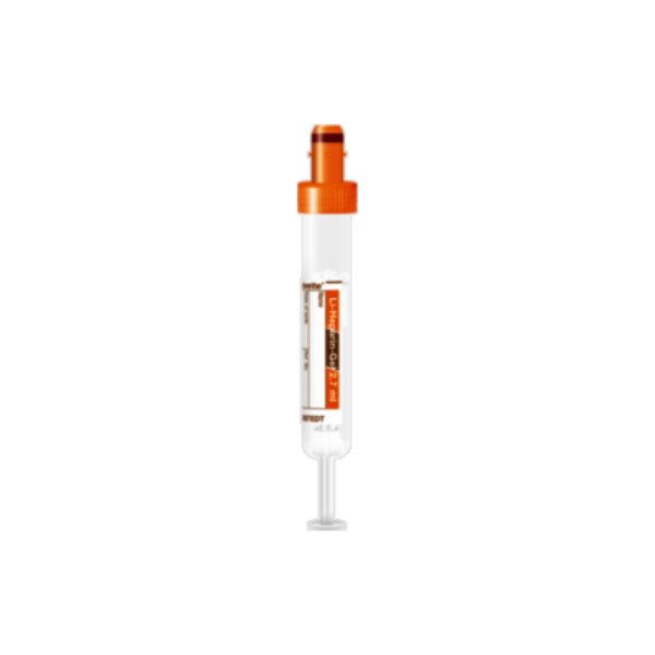 Probówko-strzykawki S-Monovette® Li-Heparin Gel - j-5617 - probowko-strzykawki-s-monovette-li-heparin-gel - z-etykieta - 27-ml - 13-x-75-mm - 50-szt - 04-1928-001
