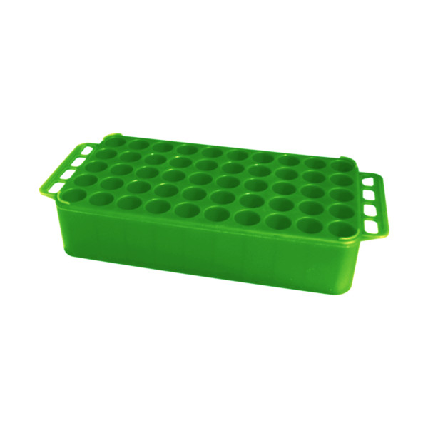 Uniwersalne statywy D17 z PP - do probówek o śr. do 17 mm - j-5154 - statyw-d17-z-pp - z-uchwytem - zielony - 93-851-173