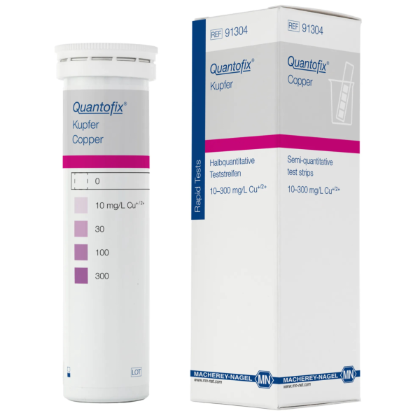 Papierki do oznaczeń półilościowych Quantofix – Miedź