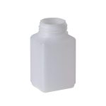 Butelki czworokątne z HDPE - bez zakrętki - gwint RD40 - l-0713 - butelka-czworokatna-z-hdpe-bez-zakretki - 150-ml - 40-mm - 437-x-561-mm - 960-mm