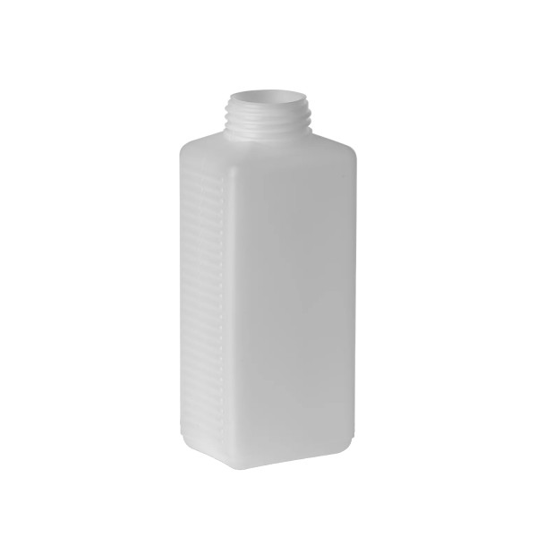 Butelki czworokątne z HDPE - bez zakrętki - gwint RD40 - l-0716 - butelka-czworokatna-z-hdpe-bez-zakretki - 500-ml - 40-mm - 540-x-725-mm - 1695-mm