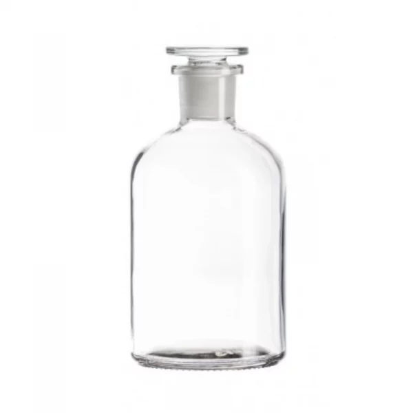 Butelka szklana ze szlifem z wąską szyją l