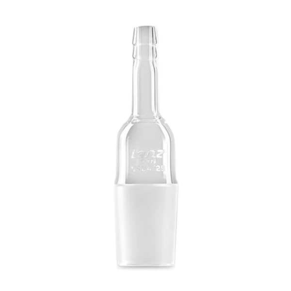 Adaptery redukcyjne proste ze szlifem i przyłączem do węża - g-6141 - adapter-ze-szkla-duran-do-przylaczenia-weza - oliwka-do-wezy-o-sr-wewn-8-mm - ns-1423