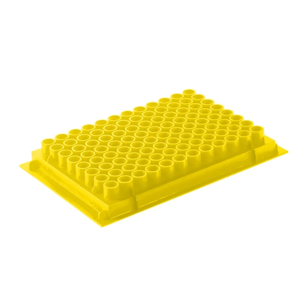 Statywy na probówki PCR - r-4022 - statywy-na-probowki-pcr - zolte - 96-miejsc - 10-szt