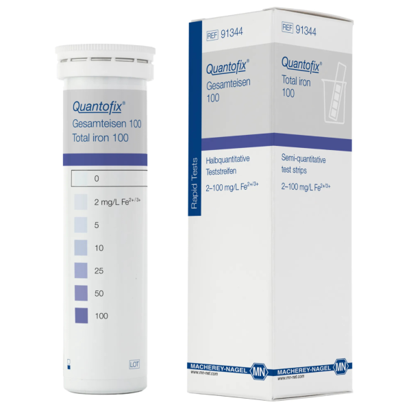 Papierki do ozn. półilościowych Quantofix - Żelazo - m-3871 - paski-do-ozn-polilosciowych-quantofix-zelazo-100 - bialy-niebieskofioletowy - 100-szt