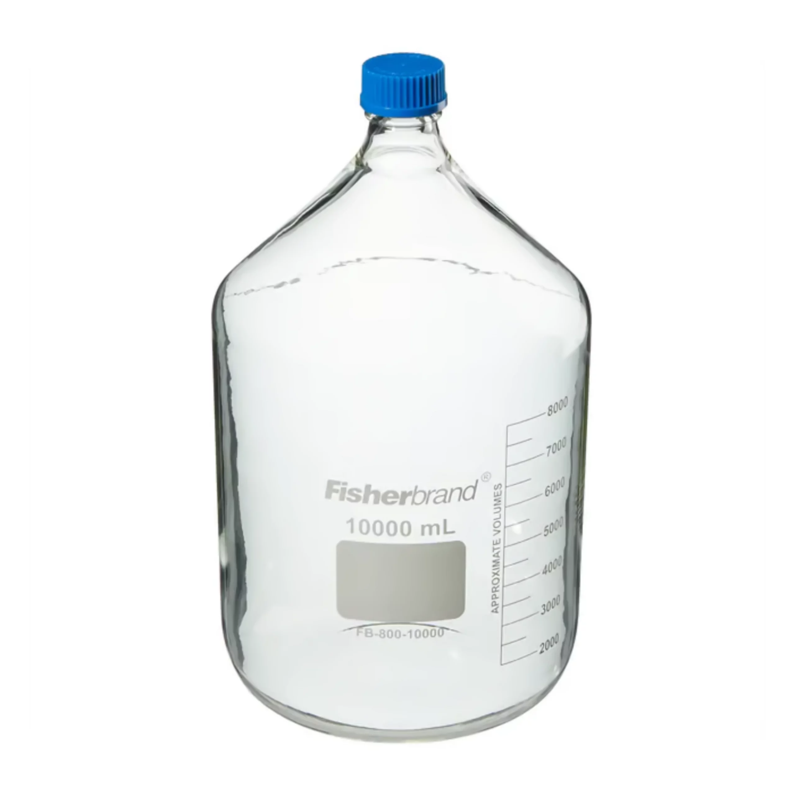Butelki laboratoryjne Fisherbrand - z zakrętką - o poj. 100-20000 ml - l-6031 - butelka-laboratoryjna-fisherbrand - 10000-ml - 227-x-410-mm - gl45-2 - 1-szt