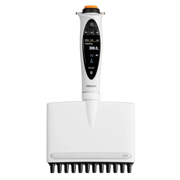 Pipety elektroniczne 12-kanałowe Picus® 2 - k-0547 - pipeta-elektroniczna-picus-2 - 12-kanalowa - 10-300-%c2%b5l - 020-%c2%b5l - pomaranczowy - lh-747461