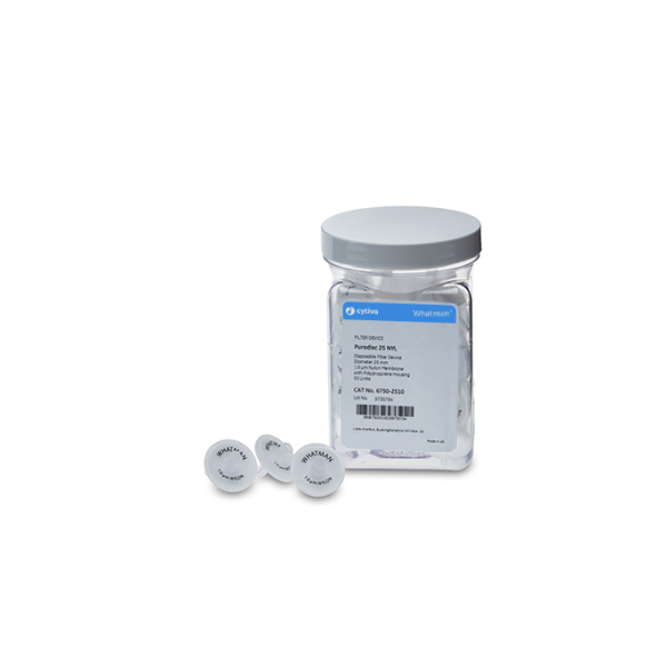Filtry strzykawkowe Puradisc™ z membraną z nylonu - śr. 25 mm - f-6330 - filtry-strzykawkowe-puradisc - nylon - 25-mm - 02-%c2%b5m - niesterylny - 50-szt - 6750-2502