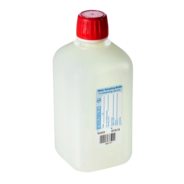 Butelki czworokątne z HDPE z zamknięciem samoplombującym - bez tiosiarczanu sodu - e-6932 - butelki-czworokatne-z-hdpe - 500-ml - 22-mm - zakretka-samoplombujaca-z-uszczelka - sterylny - 100-szt - fc520-12